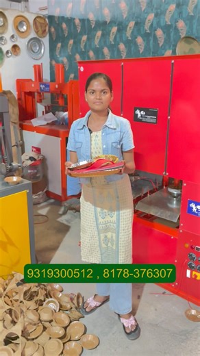 Fully Automatic Paper Plate Machine Price in Ludhiana/Amritsar || #newbusinessideas #shorts