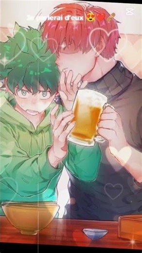#anime #edit #music #myheroacademia shoto todoroki et Izuku midoriya