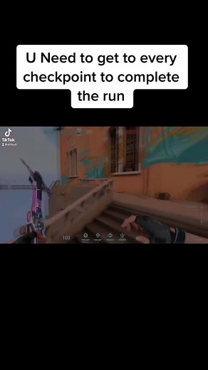 Valorant Tutorial: Complete the Run by Reaching Every Checkpoint!