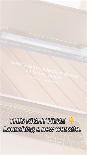 Positioning. Better leads. A cracker 2026. That’s what this website refresh was all about for @gkrdecking and boy are we excited to watch it do its thing. If you or someone you know is looking for a new deck. This is the builder to call. And if you want the same for your website. You know what to do. ⭐️⭐️⭐️⭐️⭐️ #Webdesign #websitedesignergoldcoast #wordpresswebsitedesign #websitedesigner #website