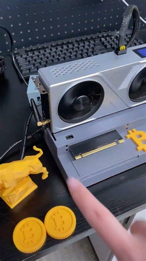 My Office Desk Became a RGB Crypto Corner Bitcoin Miner