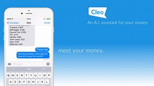 12K views · 7 comments | Siri for your money? Meet Cleo, an AI money assistant that connects to your finances like you've never done before. Sign up at meetcleo.com | Cleo | Facebook