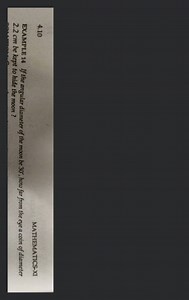 4.10MATHEMATICS-XIEXAMPLE 14 If the angular diameter of the m... | Filo