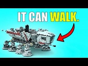 this AT-TE Alternate Build is INSANE | Lego 75337