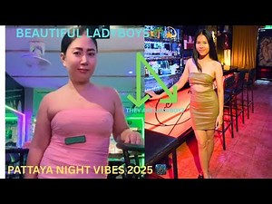 Beautiful Ladyboys in Soi Chaiyapoon Pattaya 2025 🌆✨ | Nightlife Walk Thailand