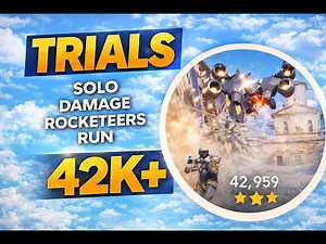 Solo Damage Rocketeers Trial Run 42K+