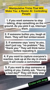638K views · 803 reactions | Manipulative tricks that will make you a master at controlling people.... | Cruise with Angy | Facebook