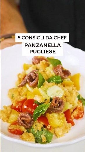 Perfect Panzanella with Friselle | 5 Chef Tips | #shorts