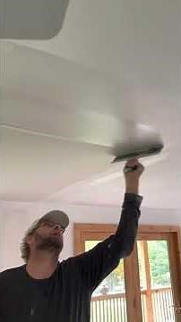 Fastest easiest way to remove bubbles from mud over painted surface!