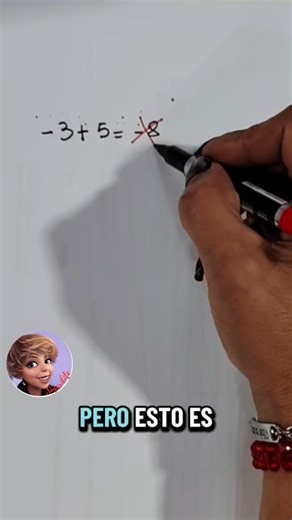 Suma de números enteros. #matematicas #maths #clases #truco #facil #fácil #números enteros #adición