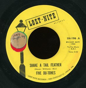Five Du-Tones - Shake A Tail Feather