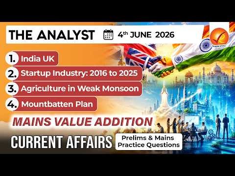 Current Affairs Today 4 Jun 2026 I UPSC Daily Current Affairs I The Hindu Analysis I The Analyst