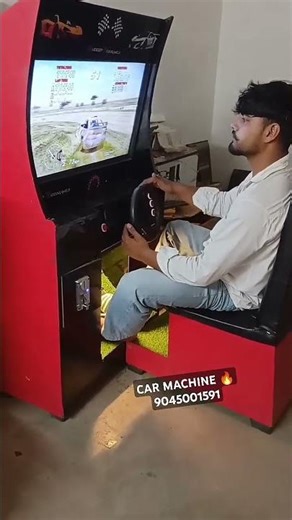 Car simulator arcade machine for amusement park and gaming zones only‪@SudeepVideoGames‬ #gaming🔥🔥
