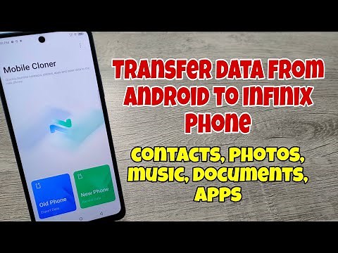 How to transfer data to Infinix (contacts, photos, music, apps), from Any Android phone to Infinix