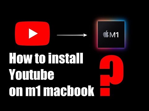 How to install Youtube as App on Macbook Air M1 | Apple Silicon | macOs BigSur | 2021