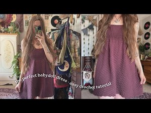 the perfect babydoll dress | summery crochet pattern ft. hobbii yarn