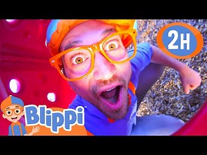 Blippi Visits Outdoor Play Park! | Blippi - Kids Playground | Educational Videos for Kids