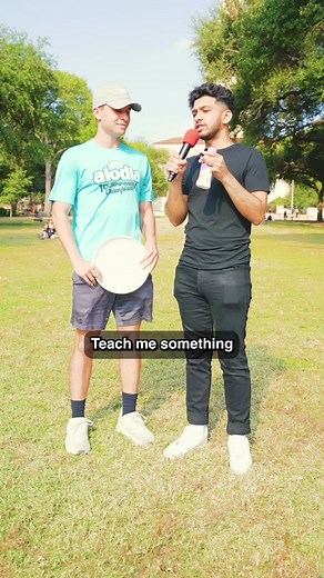 Learn How to Throw a Frisbee with a Super Coffee on Top!