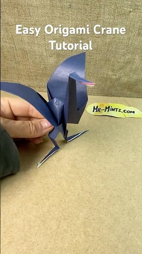 Easy Origami Crane Tutorial: Fold a Symbol of Peace 🕊✨ (Step-by-Step)