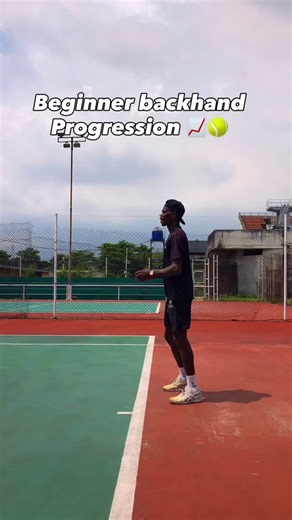 Backhand progression 📈🎾 #beginnerBackhandTechnique #BackhandDrills #TennisBackhandTips #ImprovingBackhandStroke #BackhandFundamentals #BeginnerTennisLessons #BackhandPracticeRoutine #MasteringBackhandSwing #TennisBackhandProgression #BackhandGripTechniques #EffectiveBackhandStrategies #TennisSkillsDevelopment #BackhandFootworkDrills #BackhandForBeginners #EnhancingBackhandAccuracy #BackhandConsistencyTraining #BackhandPowerGeneration #TennisStrokeImprovement #BackhandFormAnalysis #TennisCoachi