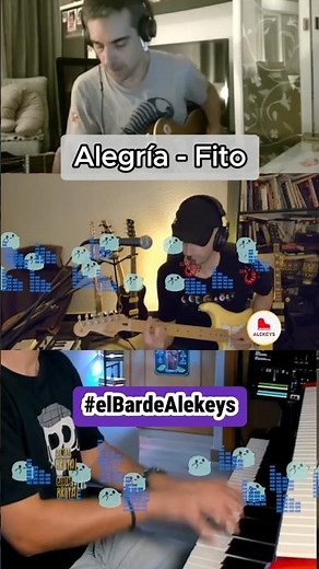Alegría - Fito & Fitipaldis - Versión en vivo online | Piano & Guitarra #cover #piano #rock
