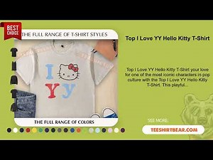 Top I Love YY Hello Kitty T-Shirt