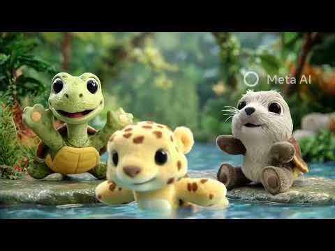 Turbo the Turtle’s Big River Race | Slow but Smart! 🐢💦
