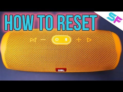 JBL Charge 4 Troubleshooting How To Factory Reset