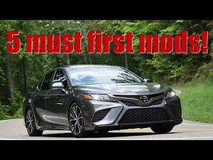 Top first mods for 8th Gen Toyota Camry