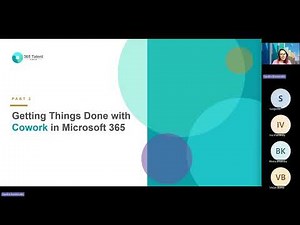 Quick Start Guide to Cowork in Microsoft 365 | Webinar & Live Demonstration