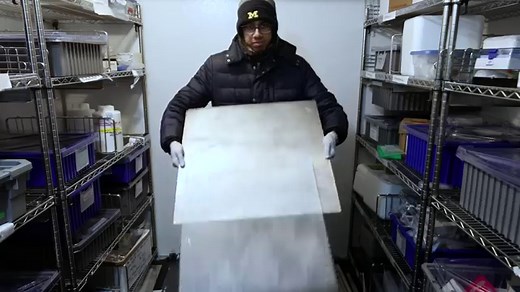 Ice-proof coating for big structures relies on a 'beautiful demonstration of mechanics'