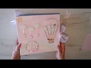 Álbum bebé "Ha nacido una estrella" niña Dayka. Scrapbooking.