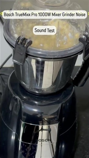 Bosch TrueMixx Pro 1000W Mixer Grinder Vs Sujata Dynamix 900w Sound | Real Noise Testing #shorts