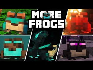 [Fabric/Forge] MORE FROGS MOD - Sculk Frog, Ender Frog & More! - MINECRAFT 1.19 THE WILD UPDATE MODS