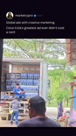 Aashi Gupta on Instagram: "Coca-Cola’s most viral ad wasn’t made by Coca-Cola 😮🥤 One random day, a Pepsi delivery driver was caught on camera secretly sipping a can of Coke 😏 — and that single moment went insanely viral. No script. No budget. No plan. Just pure brand magic. ✨ Coke didn’t spend a single dollar, yet the internet turned it into a global commercial — made by their biggest rival. A Pepsi driver choosing Coke? That’s marketing you simply can’t buy. 🔥 #CocaCola #Pepsi #Marketing #B
