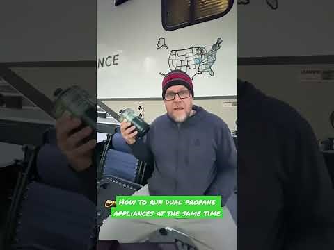 EASY RV Dual Propane Appliance Set Up for Full Time RV Living #shorts #eatmyshorts