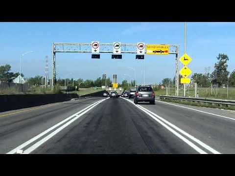 Louis Hippolyte Lafontaine Bridge-Tunnel northbound