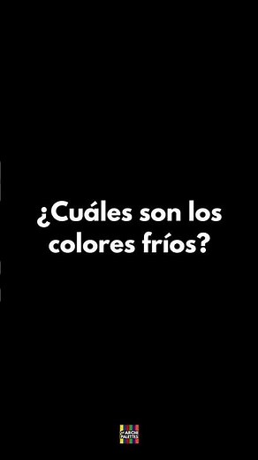 ¿Cuáles son los COLORES FRÍOS? - Clasificación de los colores