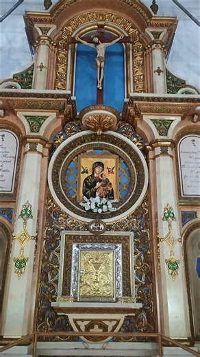 Our Mother of Perpetual Help Altarpiece. At OMPH Parish, Springville, Bacoor City. 💜🙏