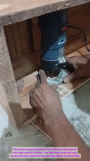Smooth Cabinet Grooving Using Trim Router #Woodworking #DIYTools #RouterPrecision