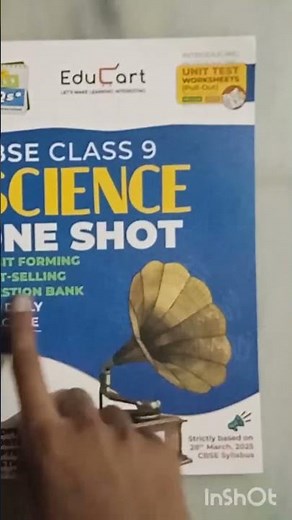 Educart CBSE Class 9th Science One Shot Question Bank 2025 - 2026 unboxing 🤩🤩#educart #prashantkirad