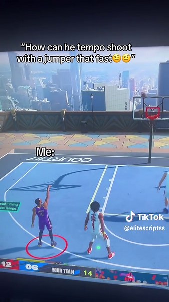 Yes the script works in myteam aswell😌 #nba2k #nba2kjumpshot #2kcommunity #viral #zenscript #zen #fyppage #elitescripts