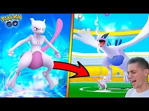 TAKING MEWTWO *SOLO* AGAINST A LUGIA RAID IN POKÉMON GO! BATTLE OF THE PSYCHIC LEGENDARIES!