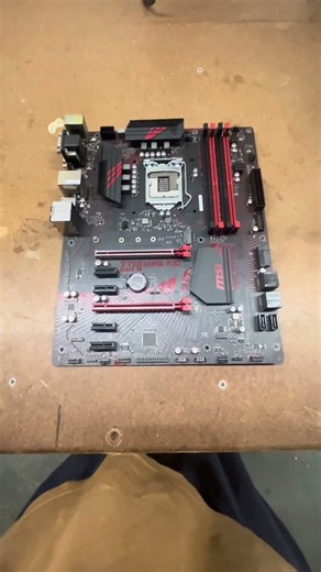 Part 1 of building a red and black pc build.