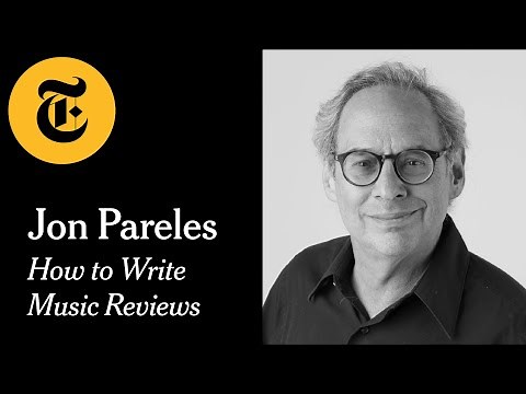 How to Write Music Reviews with Jon Pareles