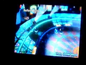 Mario Kart Wii Course Playthroughs : Balloon Battle : Chain Chomp Wheel