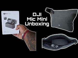 Hosa DJI Mic Mini Bandide! | Raw Unboxing & First Look 🎧📦