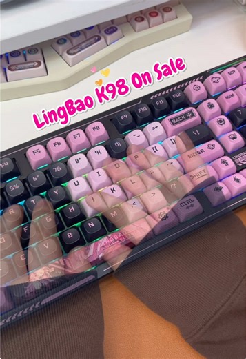 Enough of the jokes, let’s hear it sing 🎶 I ended up owning each and every color way there is, so yeah, I love 💕 this keyboard VERY MUCH! #fyp #spotlightfinds #tiktokshopblackfriday #tiktokshopcybermonday #keyboard