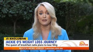 “I was putting on more and more weight and with that I didn’t want to go out and I think my confidence was just shot" Radio star Jackie 'O' Henderson has revealed she’s on a mission to get back into shape after reaching ‘an all-time low” during the pandemic. | Sunrise