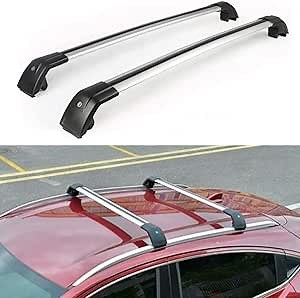 MotorFansClub Cross Bars Roof Racks Fit for Ford Escape 2020 2021 Titanium SEL,Luggage Cargo Bag Carrier Aluminum Rooftop Set Carrying Kayak Bike Canoe